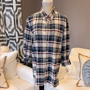 Gorgeous Wallin & Bros plaid flannel shirt, XL